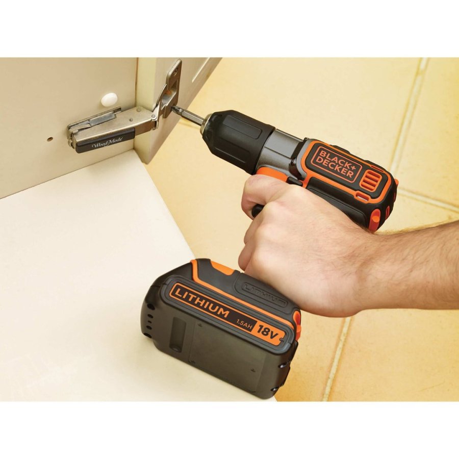 Black & Decker ASD18KB-QW bor Sort, Orange #5