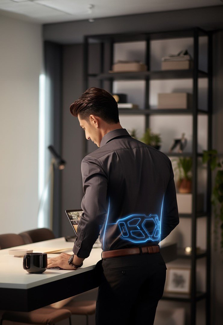 SKG W9-Pro massageapparat Talje Hvid #6