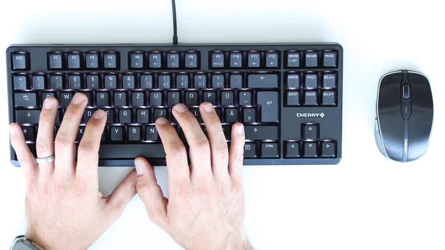 CHERRY G80-3000N RGB TKL tastatur Universel USB QWERTZ Tysk Sort #9