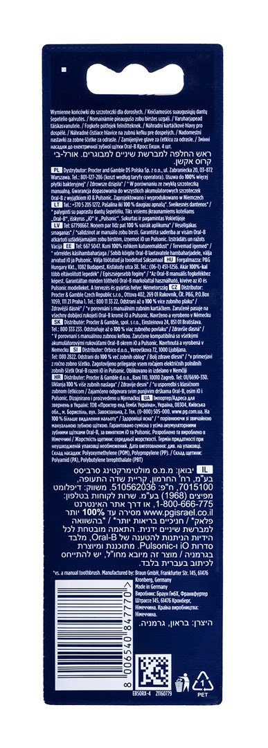 Braun Oral-B EB50RX CrossAction-spidser 4 stk. #4