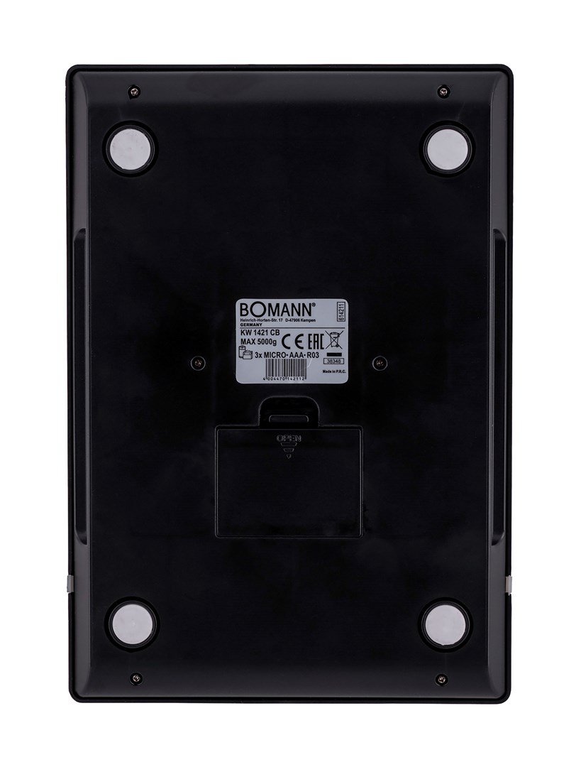 Bomann KW 1421 CB Sort, Rustfrit stl Elektronisk kkkenvgt #4