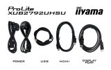 Skridsikker Mtte Iiyama XUB2792UHSU-B6 Sort #14