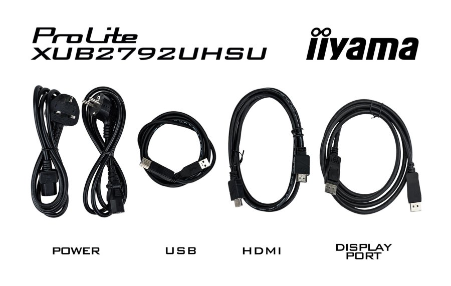 Skridsikker Mtte Iiyama XUB2792UHSU-B6 Sort #14