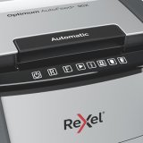 Rexel AutoFeed+ 90X papirmakulator Krydsmakulering 55 dB Sort, Gr #4