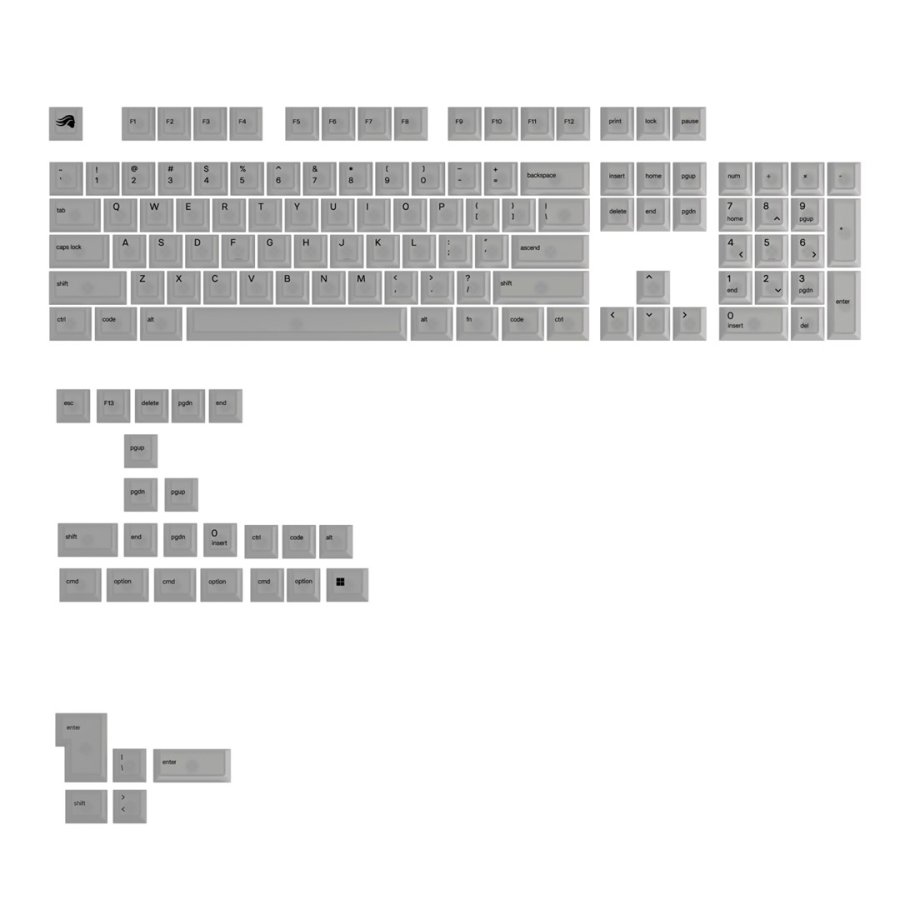 Glorious Gaming GLO-KB-ACC-KC-PC-POLY-US tilbehr til tastatur Tastaturhtte #1