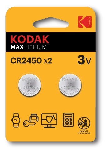 Kodak CR2450 Engangsbatteri Lithium #1