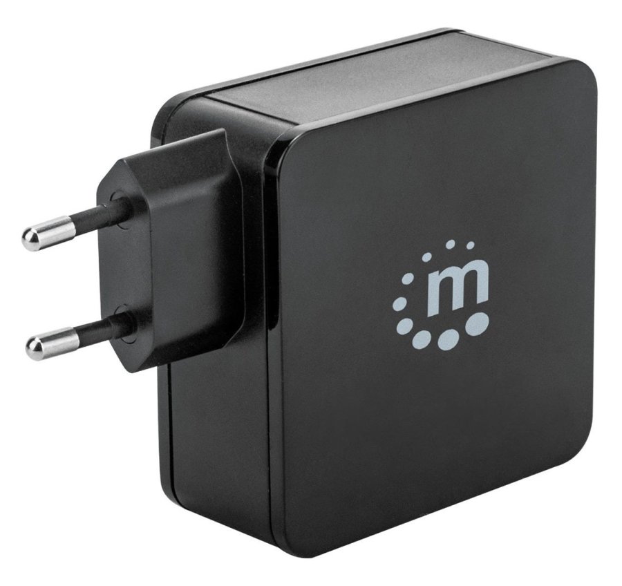 Manhattan 180214 oplader til mobil enhed Netbook, Tablet Sort Vekselstrm Indendrs #4