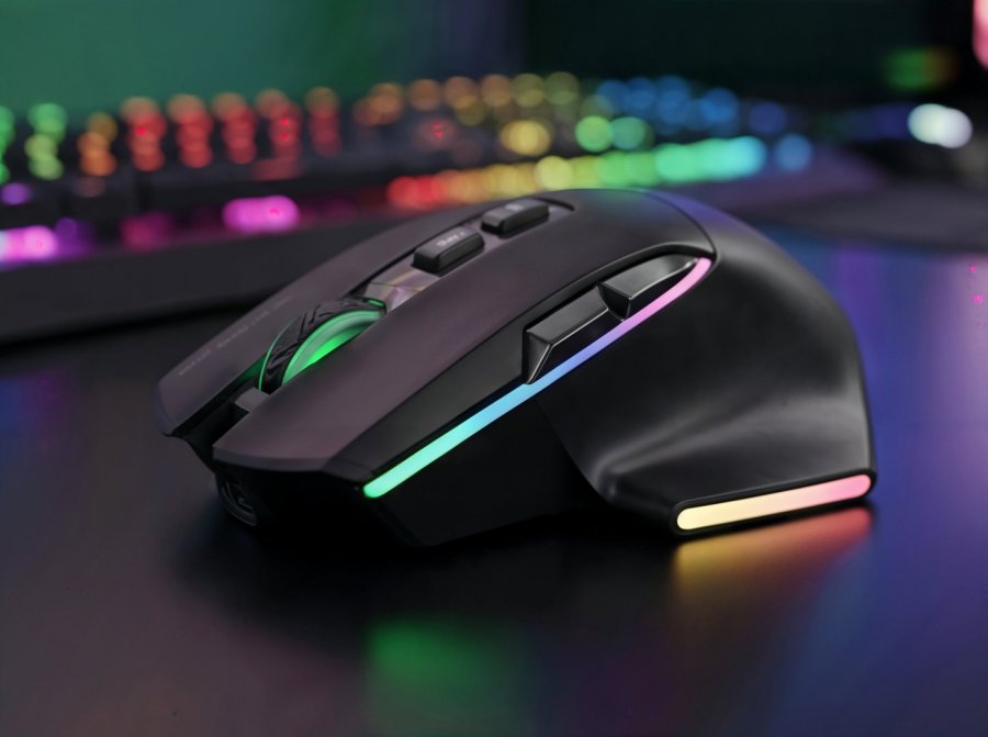 Mars Gaming MMWVECTOR mus Spil H�jre h�nd RF Wireless + Bluetooth + USB Type-A Optisk 12000 dpi #8