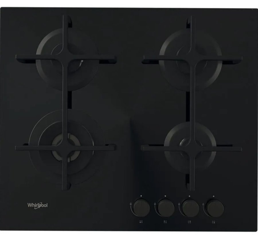 Whirlpool AKT 627/NB1 Sort Indbygget 59 cm Gaskomfur 4 zone(s) #2