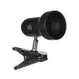 Activejet Clip-on skrivebordslampe, sort, metal, E27 gevind #3