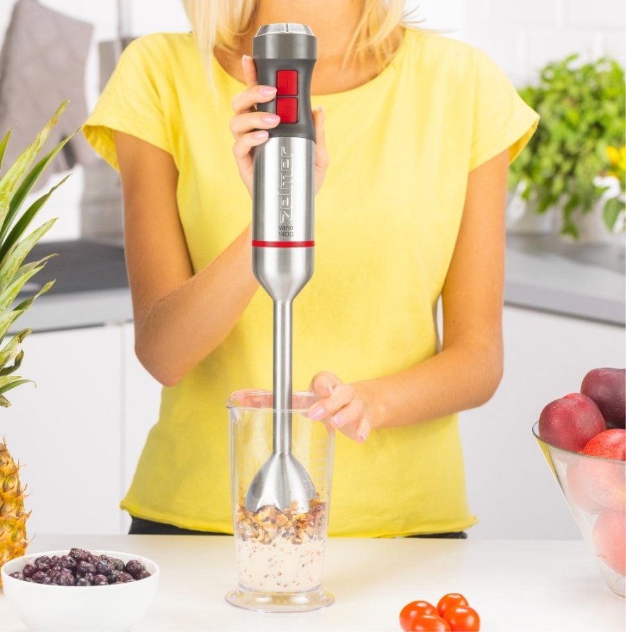 Zelmer ZHB4652 VARIO 0,5 L Nedsnkning blender 1400 W Gr, Slv #27