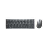 DELL KM7120W tastatur Mus inkluderet Kontor RF tr�dl�s + Bluetooth QWERTZ Tysk Gr�, Titanium #1