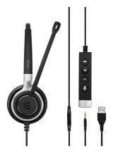 EPOS Sennheiser Headset Impact SC 635 USB-A 3,5mm USBA 3,5mm mono black silver (1000643) #2