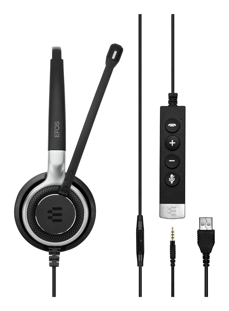 EPOS Sennheiser Headset Impact SC 635 USB-A 3,5mm USBA 3,5mm mono black silver (1000643) #2