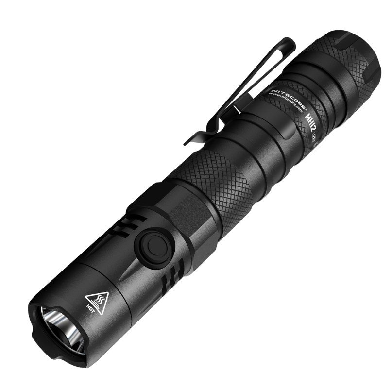 Nitecore MH12 V2 Sort Hnd lommelygte LED #1