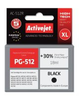 Activejet AC-512R Ink (erstatning for Canon PG-512; Premium; 18 ml; sort) #1