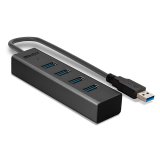 Lindy 43324 interface hub USB 3.2 Gen 1 (3.1 Gen 1) Type-A 5000 Mbit/s Sort #4