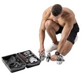 Farvede vgtstnger med vgtstangsfunktion i etui HMS SKC20 2 x 10 kg #49