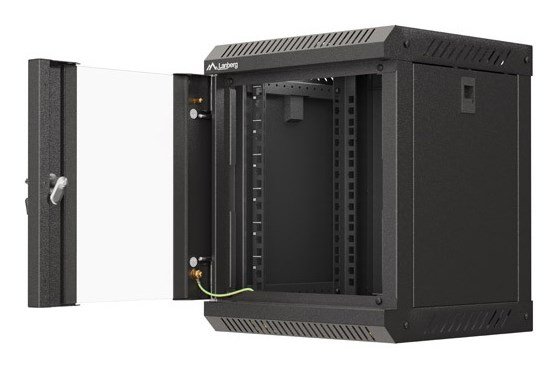 Lanberg WF11-3306-10B stativ 6U Vgmonteret stativ Sort #6