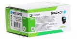 Lexmark 80C2XCE tonerpatron 1 stk Original Bl #1