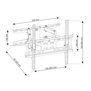 ART RAMT ADUX150 tv-beslag #7