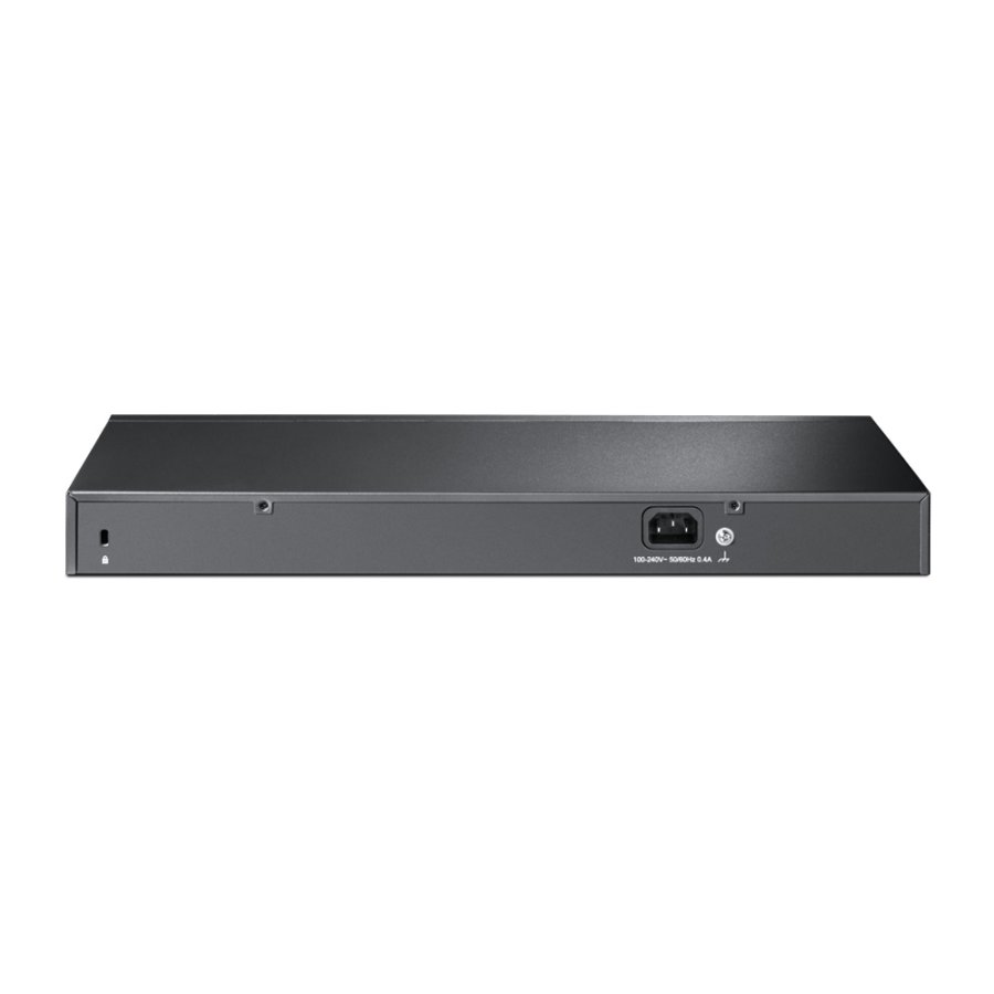 TP-Link TL-SL1218MP netv�rksswitch Ikke administreret Fast Ethernet (10/100) Str�m over Ethernet (PoE) Sort #3