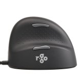 R-Go Tools Ergonomisk mus R-Go HE Break med pause-software, small (h�ndl�ngde ˂165 mm), h�jreh�ndet, kablet, sort #5