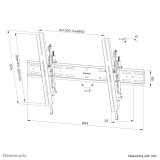 Neomounts WL35S-850BL18 tv-beslag 2,18 m (86