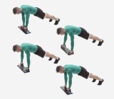 MULTIFUNKTIONELT PUSH-UP BOARD HMS PU10 RD #6