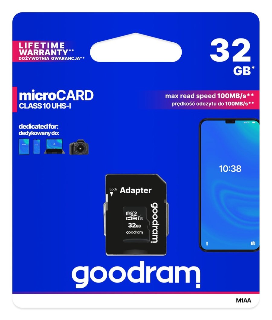 Goodram M1AA-0320R12 hukommelseskort 32 GB MicroSDHC Klasse 10 UHS-I #7