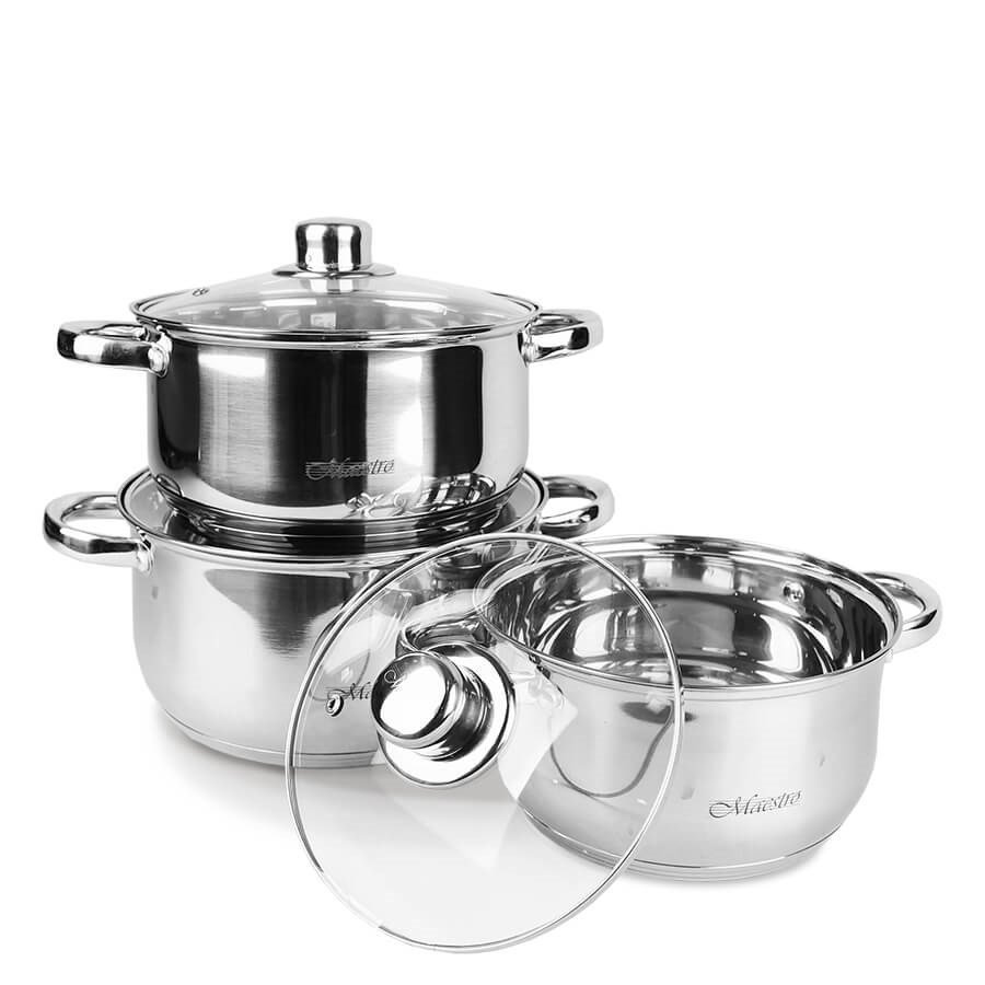 MAESTRO MR-2020-6M 6-delt kogegrejsst, rustfrit stl #4
