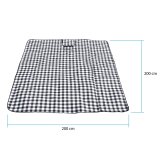 PROMIS Picnict�ppe, Gr�nne Striber, 200 cm x 150 cm #7