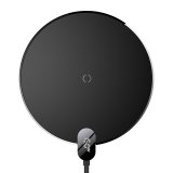 Baseus CCED000001 oplader til mobil enhed Hovedtelefoner, Smartphone Sort USB Trdls opladning Indendrs #1