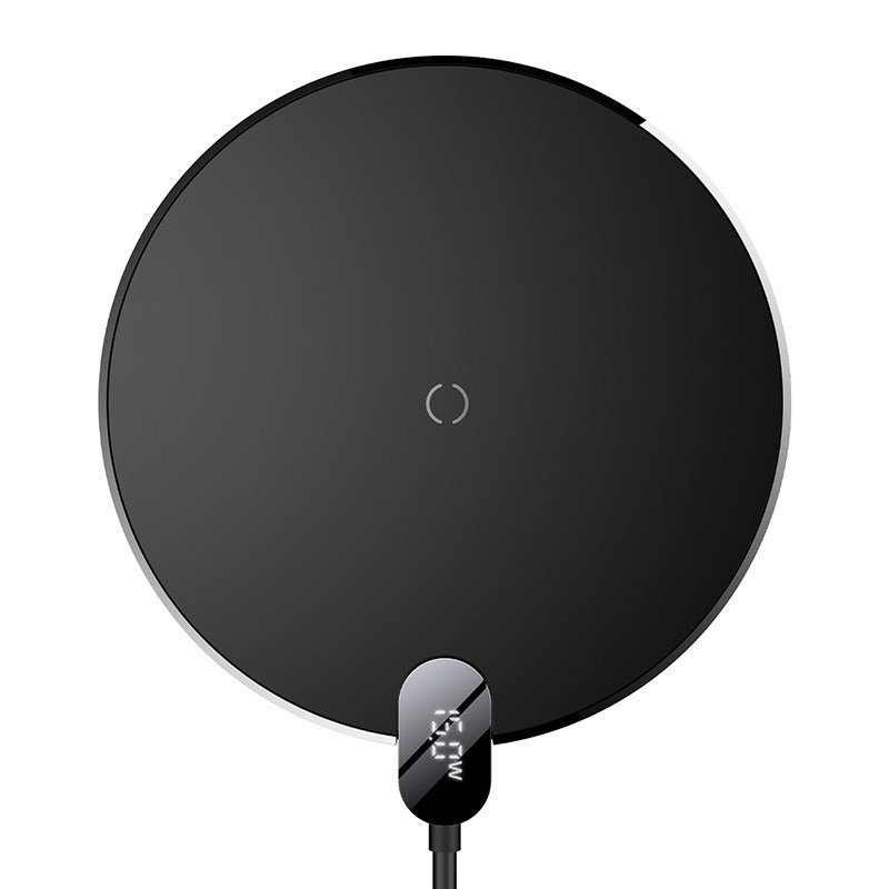 Baseus CCED000001 oplader til mobil enhed Hovedtelefoner, Smartphone Sort USB Trdls opladning Indendrs #1
