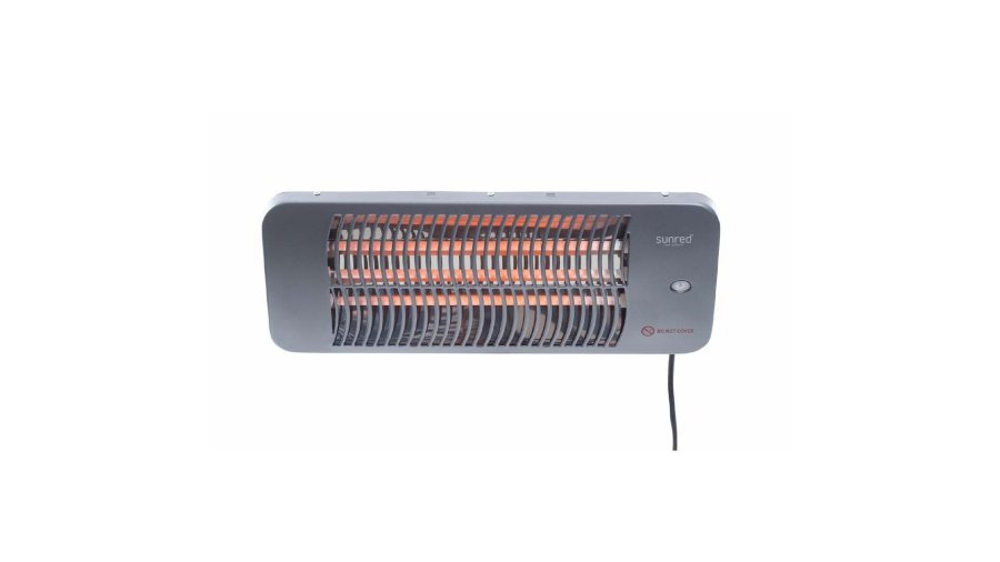 Sunred LUG-2000W varmeapparat Udendrs Sort Kvarts elektrisk rumvarmer #1