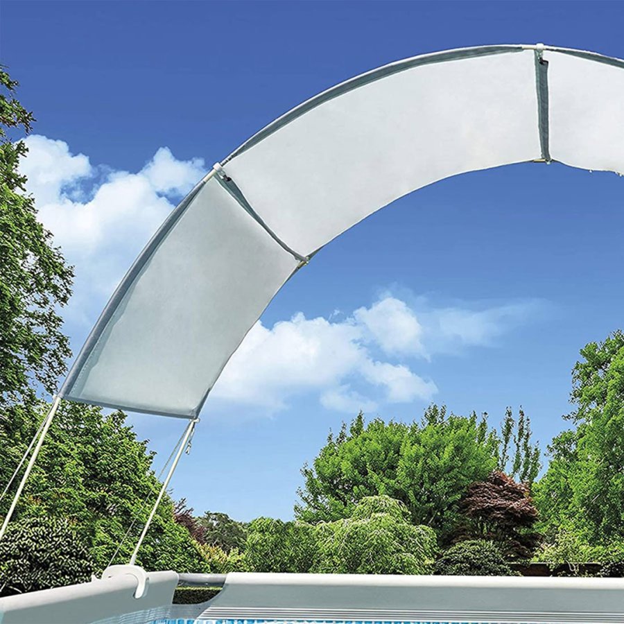 Swimmingpool Cover Intex 28054 Hvid #6