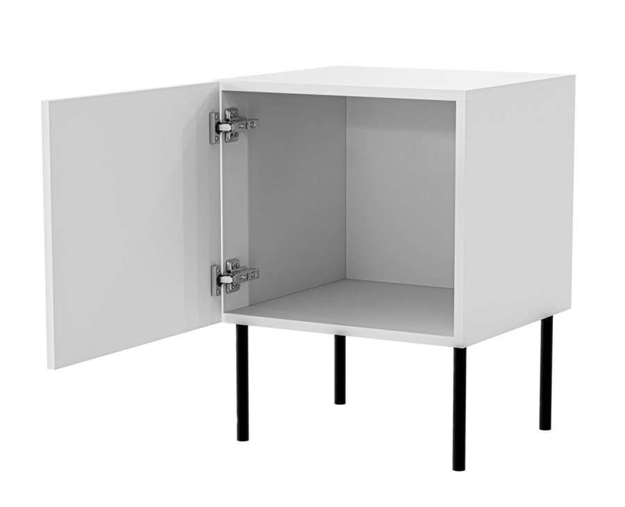 Sengebord 2 stk PALAZZO BIS 45x39xH59 hvid mat #2