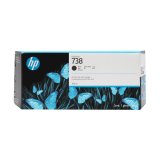 HP 738 300-ml Black DesignJet Ink Cartridge #1