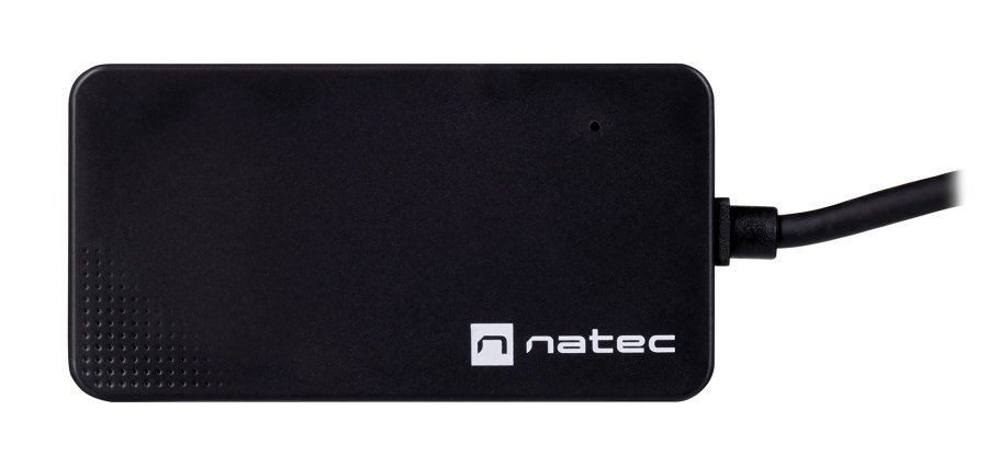 NATEC Hub USB 3.0 Moth (4 porte, sort) #7