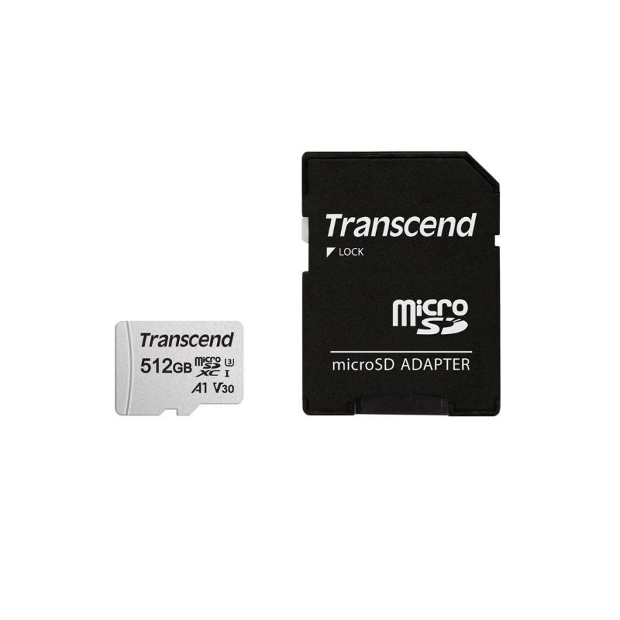 Transcend microSD Card SDXC 300S 512GB with Adapter #1