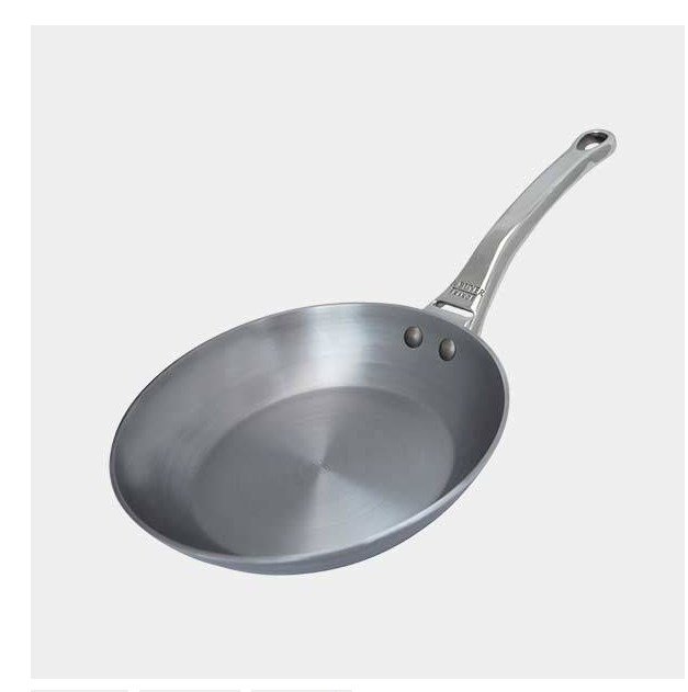 de Buyer STEEL FRY Gryde til alle forml Rund #1
