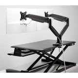 Kensington SmartFit One-Touch-arm til to sk�rme, som kan justeres i h�jden #7