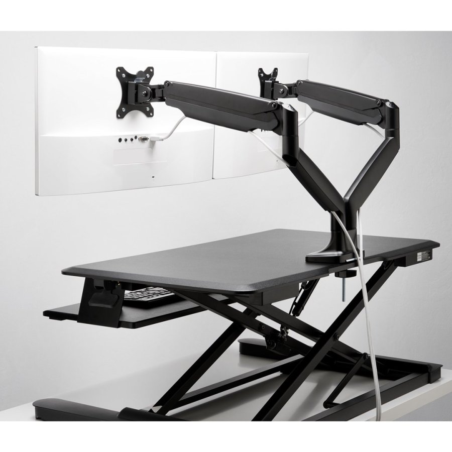 Kensington SmartFit One-Touch-arm til to sk�rme, som kan justeres i h�jden #7