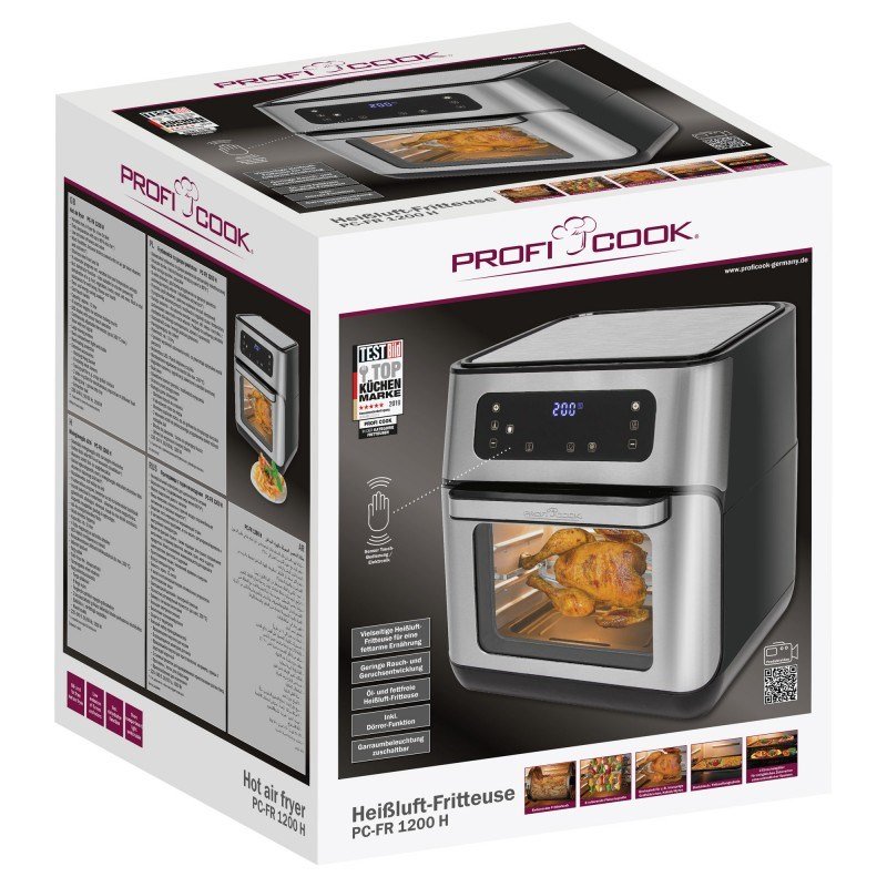 Varmluftfriture med lavt fedtindhold ProfiCook PC-FR 1200 H #3