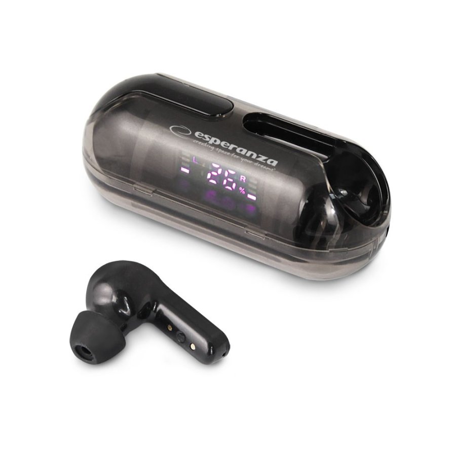 Esperanza EH239K Bluetooth-hovedtelefoner TWS Black #1