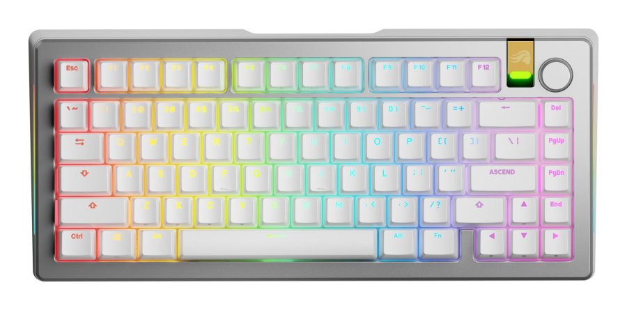 Glorious Gaming GMMK 3 PRO HE 75% Prebuilt tastatur Spil RF trdls + Bluetooth QWERTY US engelsk Slv #2