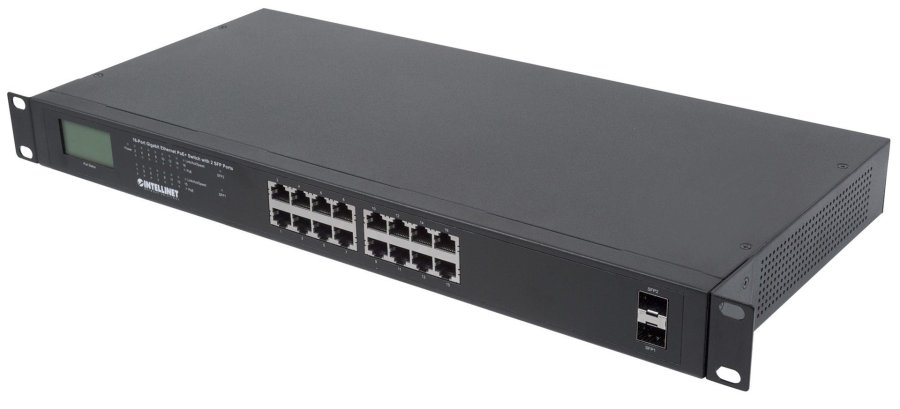 Intellinet 561259 netvrksswitch Ikke administreret Gigabit Ethernet (10/100/1000) Strm over Ethernet (PoE) Sort #3