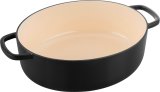 BALLARINI BELLAMONTE oval stbejernsgryde 75003-546-0 - 5,5 ltr sort #3