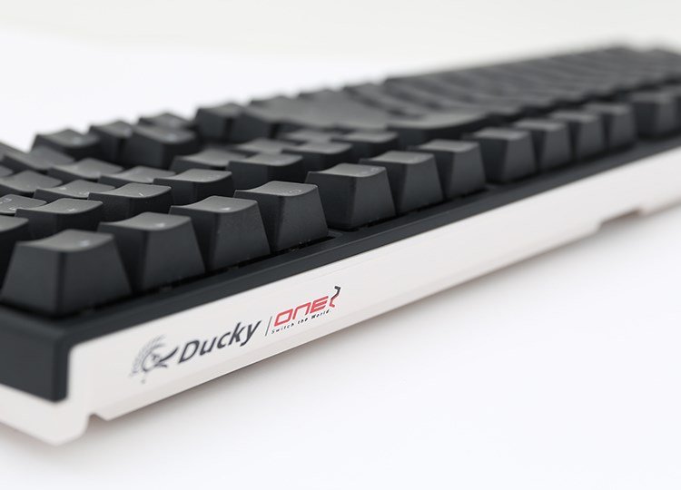 Ducky One 2 White LED tastatur Universel USB Tysk Sort, Hvid #9