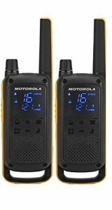 Motorola Talkabout T82 Extreme Twin Pack to-vejs radio 16 kanaler Sort, Orange #1